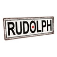 thumbnail image 1 of Rudolph Red Nose 4"x12" Metal Sign, Wall Décor for Seasonal and Holidays, 1 of 4