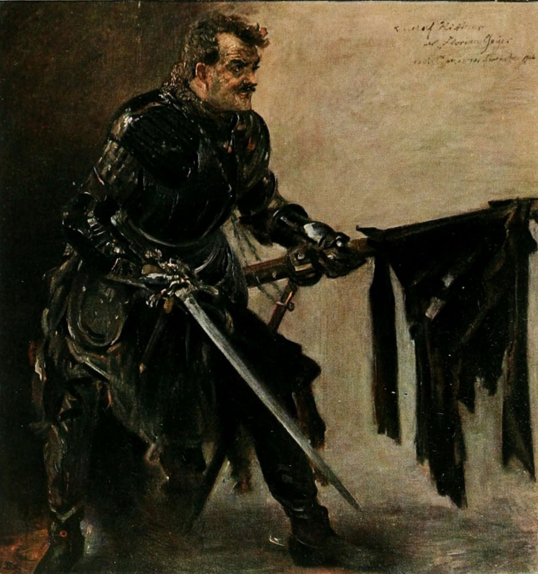 Rudolph Rittner as Florian Gener 1908 Canvas Art - Lovis Corinth (18 x 24)