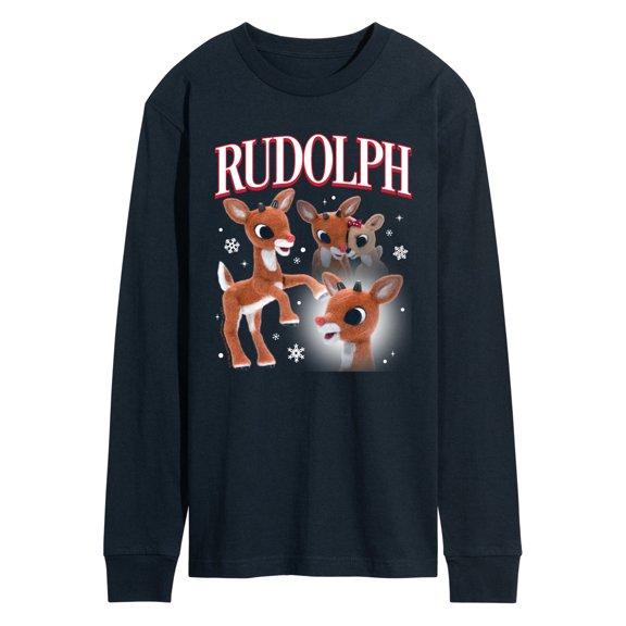 Rudolph - Rudolph Bootleg - Men's Long Sleeve Graphic T-Shirt