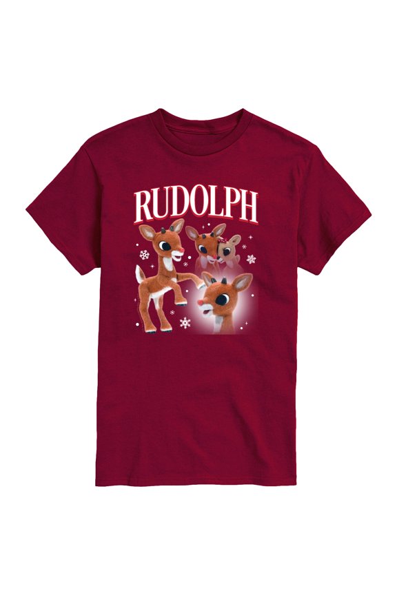 - Rudolph Bootleg - Men's Short Sleeve Graphic T-Shirt