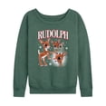 thumbnail image 1 of Rudolph - Rudolph Bootleg - Women's French Terry Long Sleeve Pullover, 1 of 4