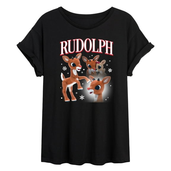 Rudolph - Rudolph Bootleg - Women's Oversized Graphic T-Shirt