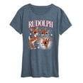 thumbnail image 1 of Rudolph - Rudolph Bootleg - Women's Short Sleeve Graphic T-Shirt, 1 of 4