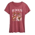 thumbnail image 1 of Rudolph - Rudolph Bootleg - Women's Short Sleeve Graphic T-Shirt, 1 of 4