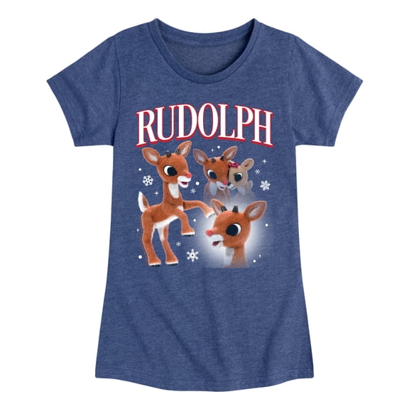 Rudolph - Rudolph Bootleg - Youth Girls Short Sleeve T-Shirt
