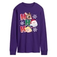 thumbnail image 1 of Rudolph - Rudolph Ho Ho Ho - Men's Long Sleeve Graphic T-Shirt, 1 of 3