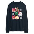thumbnail image 1 of Rudolph - Rudolph Ho Ho Ho - Men's Long Sleeve Graphic T-Shirt, 1 of 4