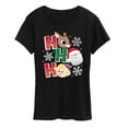 thumbnail image 1 of Rudolph - Rudolph Ho Ho Ho - Women's Short Sleeve Graphic T-Shirt, 1 of 4