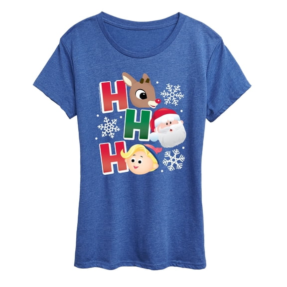 Rudolph - Rudolph Ho Ho Ho - Women's Short Sleeve Graphic T-Shirt