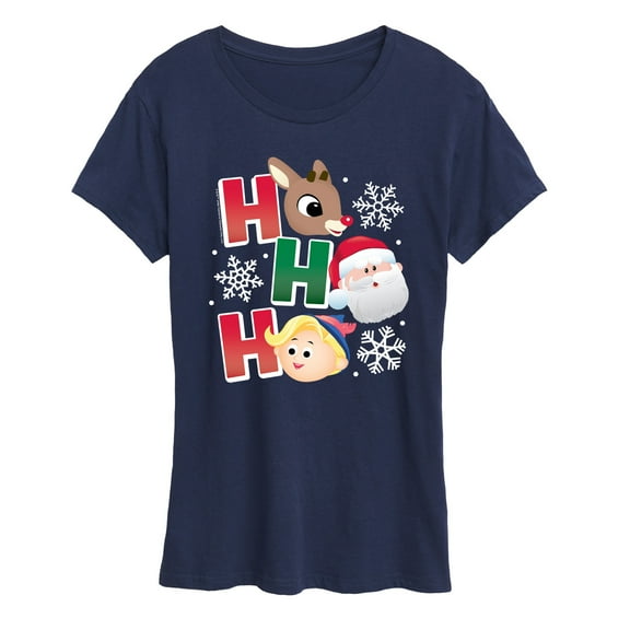 Rudolph - Rudolph Ho Ho Ho - Women's Short Sleeve Graphic T-Shirt