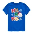 thumbnail image 1 of Rudolph - Rudolph Ho Ho Ho - Youth Short Sleeve Graphic T-Shirt, 1 of 4