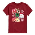 thumbnail image 1 of Rudolph - Rudolph Ho Ho Ho - Youth Short Sleeve Graphic T-Shirt, 1 of 3