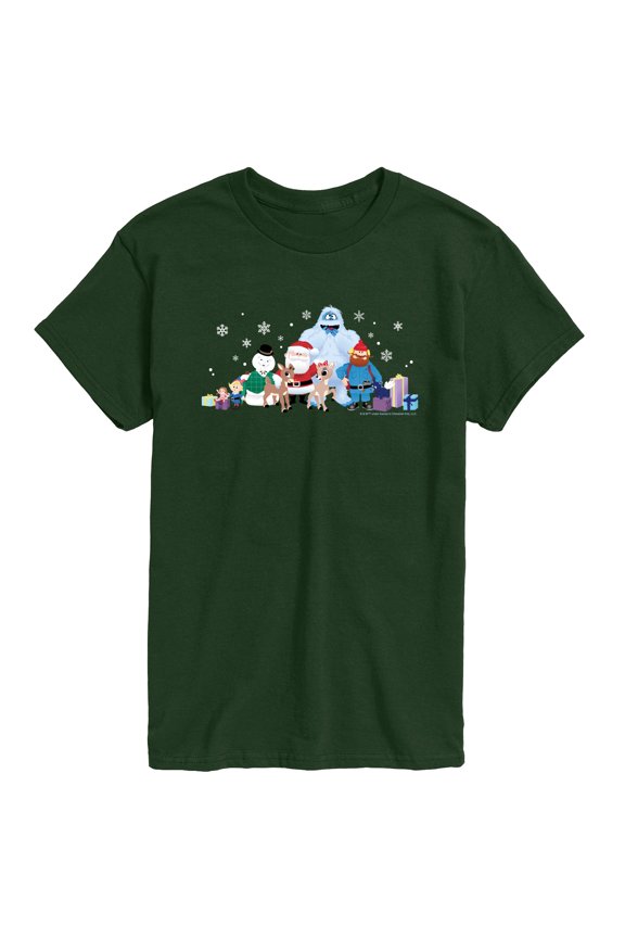 - Rudolph - Men's Short Sleeve Graphic T-Shirt