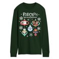 thumbnail image 1 of Rudolph - Rudolph Ornaments - Men's Long Sleeve Graphic T-Shirt, 1 of 3