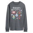 thumbnail image 1 of Rudolph - Rudolph Ornaments - Men's Long Sleeve Graphic T-Shirt, 1 of 4