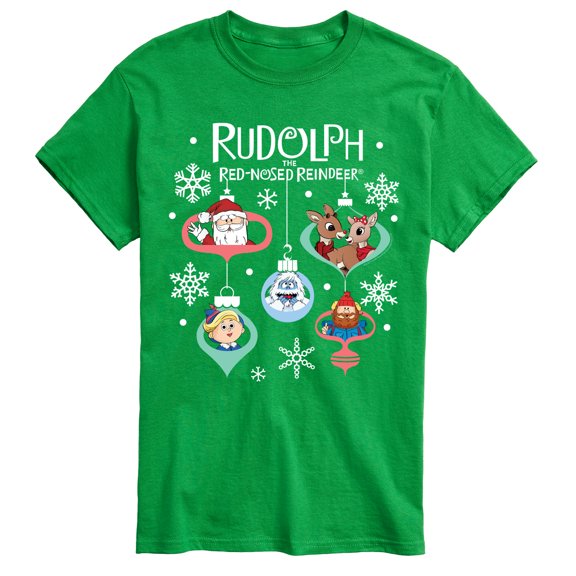 Rudolph - Rudolph Ornaments - Men's Short Sleeve Graphic T-Shirt