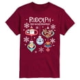 thumbnail image 1 of Rudolph - Rudolph Ornaments - Men's Short Sleeve Graphic T-Shirt, 1 of 3