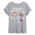 thumbnail image 1 of Rudolph - Rudolph Ornaments - Women's Oversized Graphic T-Shirt, 1 of 4