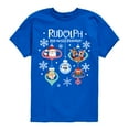 thumbnail image 1 of Rudolph - Rudolph Ornaments - Youth Short Sleeve Graphic T-Shirt, 1 of 4