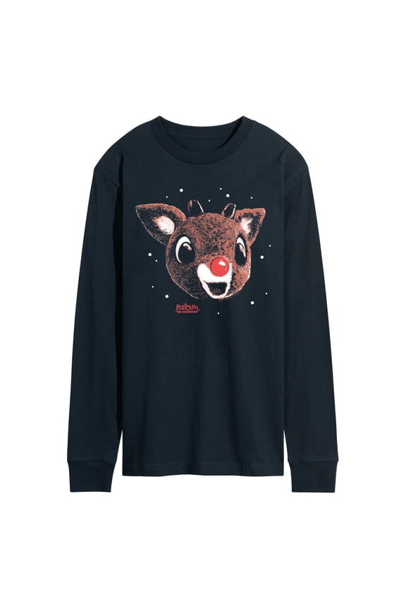 Rudolph - Rudolph Portrait - Men's Long Sleeve Graphic T-Shirt