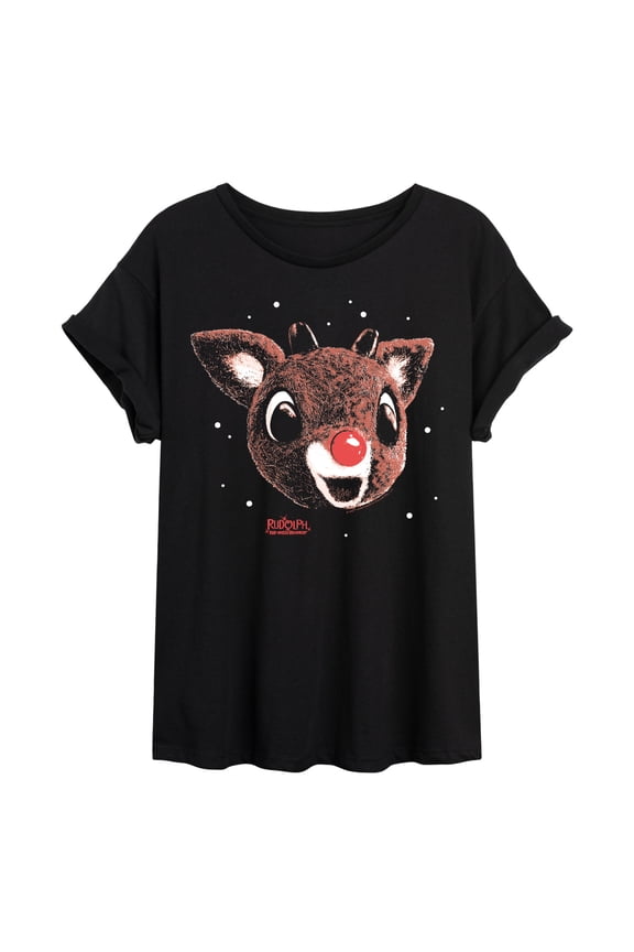 Rudolph - Rudolph Portrait - Women's Oversized Graphic T-Shirt