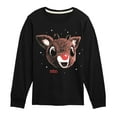 thumbnail image 1 of Rudolph - Rudolph Portrait - Youth Long Sleeve Graphic T-Shirt, 1 of 4