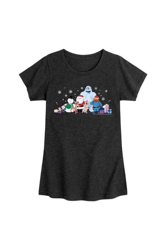 - Rudolph - Youth Girls Short Sleeve T-Shirt