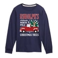 thumbnail image 1 of Rudolph - Rudolphs Christmas Trees - Youth Long Sleeve Graphic T-Shirt, 1 of 4