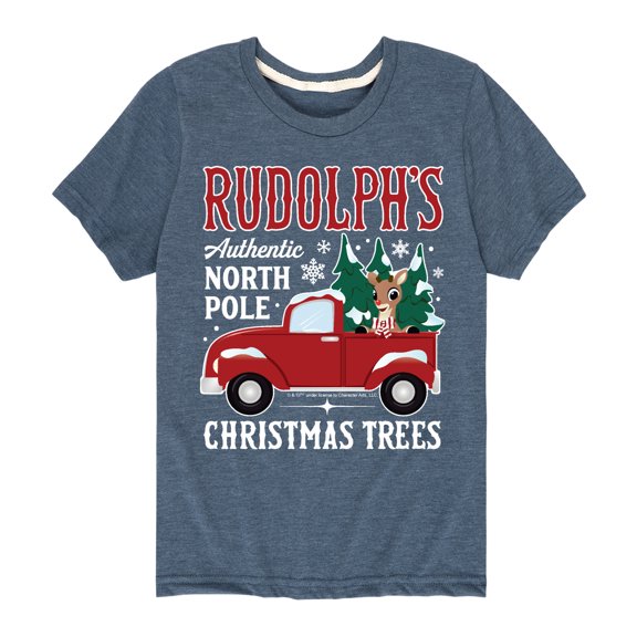 Rudolph - Rudolphs Christmas Trees - Youth Short Sleeve Graphic T-Shirt