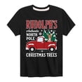 thumbnail image 1 of Rudolph - Rudolphs Christmas Trees - Youth Short Sleeve Graphic T-Shirt, 1 of 4