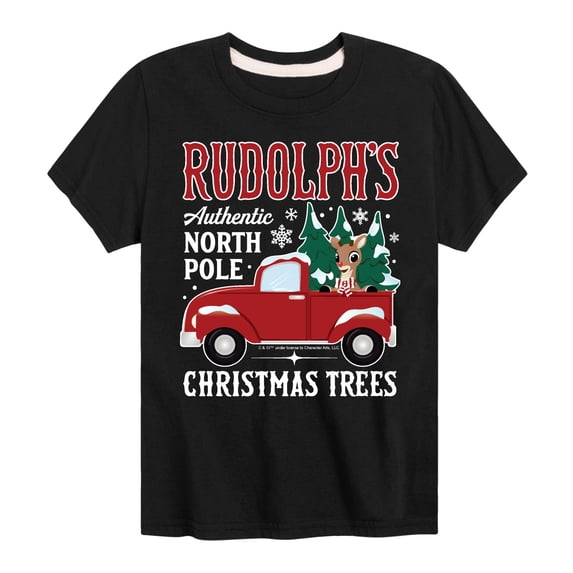 Rudolph - Rudolphs Christmas Trees - Youth Short Sleeve Graphic T-Shirt