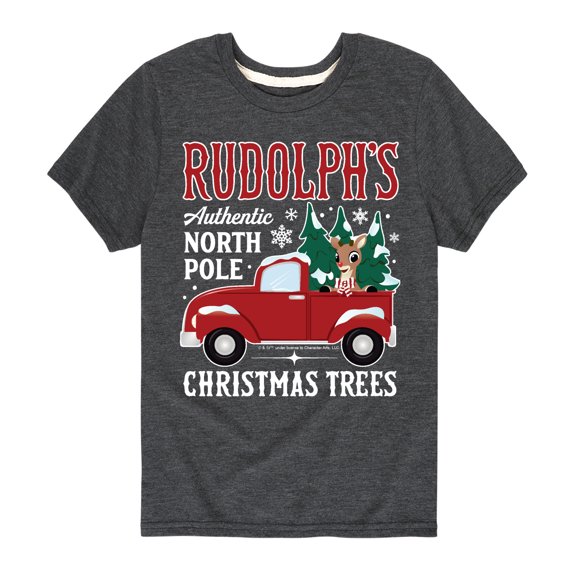 Rudolph - Rudolphs Christmas Trees - Youth Short Sleeve Graphic T-Shirt