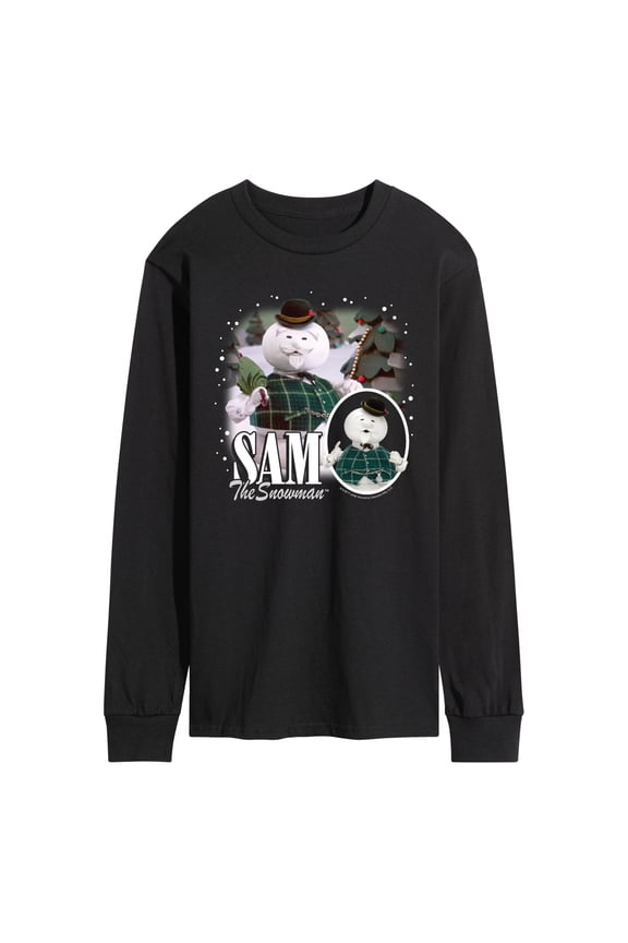 - Sam The Snowman Bootleg - Men's Long Sleeve Graphic T-Shirt