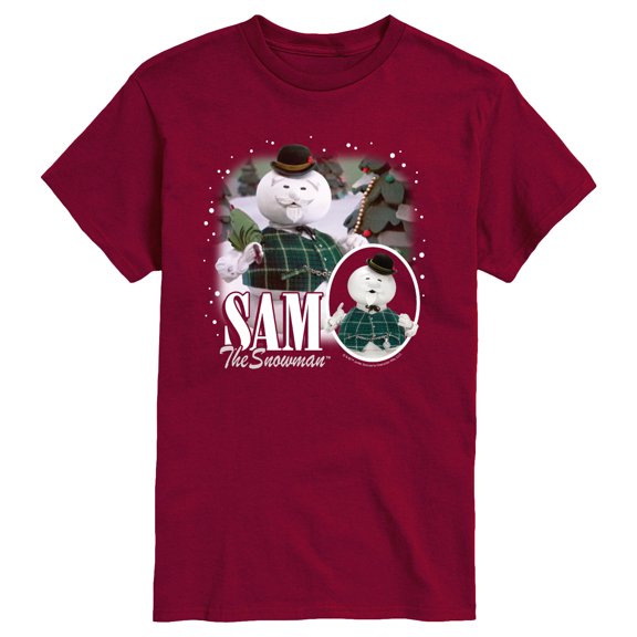 Rudolph - Sam The Snowman Bootleg - Men's Short Sleeve Graphic T-Shirt