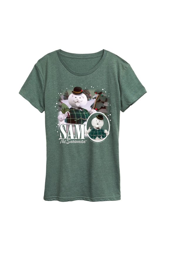 - Sam The Snowman Bootleg - Women's Short Sleeve Graphic T-Shirt