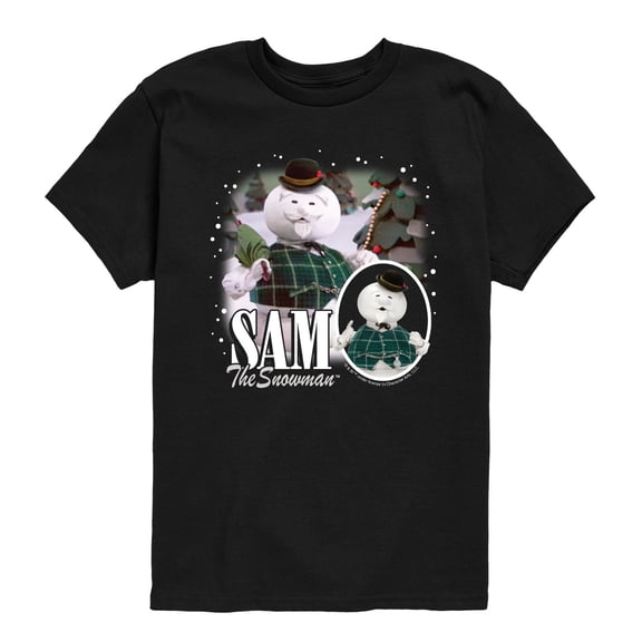 Rudolph - Sam The Snowman Bootleg - Youth Short Sleeve Graphic T-Shirt