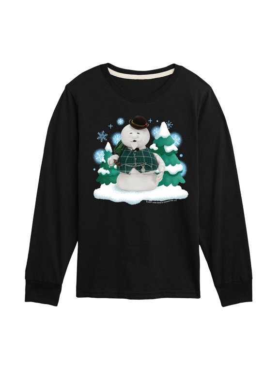 - Sam Winter Scene Boys' Long Sleeve Graphic T-Shirt