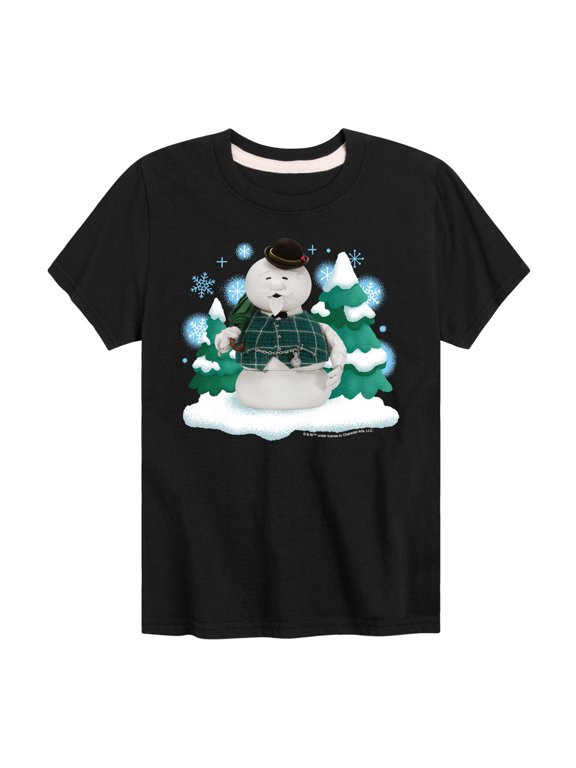 - Sam Winter Scene Boys' Short Sleeve Graphic T-Shirt