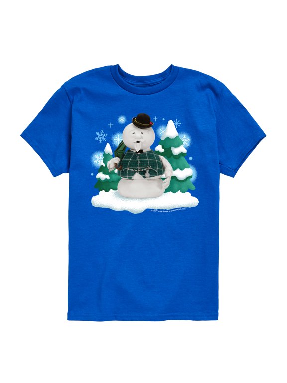 - Sam Winter Scene Boys' Short Sleeve Graphic T-Shirt