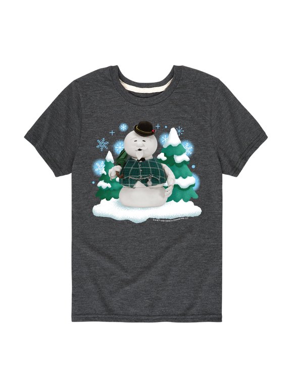 - Sam Winter Scene Boys' Short Sleeve Graphic T-Shirt