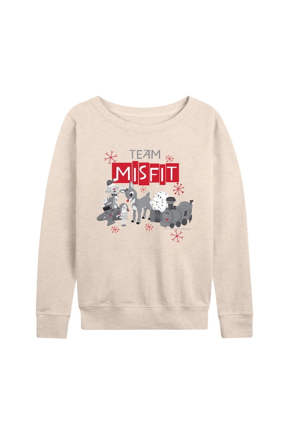 - Team Misfit - Women's French Terry Long Sleeve Pullover