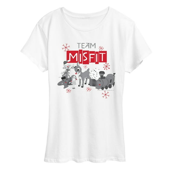 Rudolph - Team Misfit - Women's Short Sleeve Graphic T-Shirt