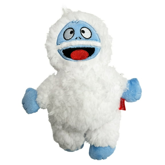 Rudolph the Red Nose Reindeer Squeaky & Plush Snow Monster Dog Toy, White