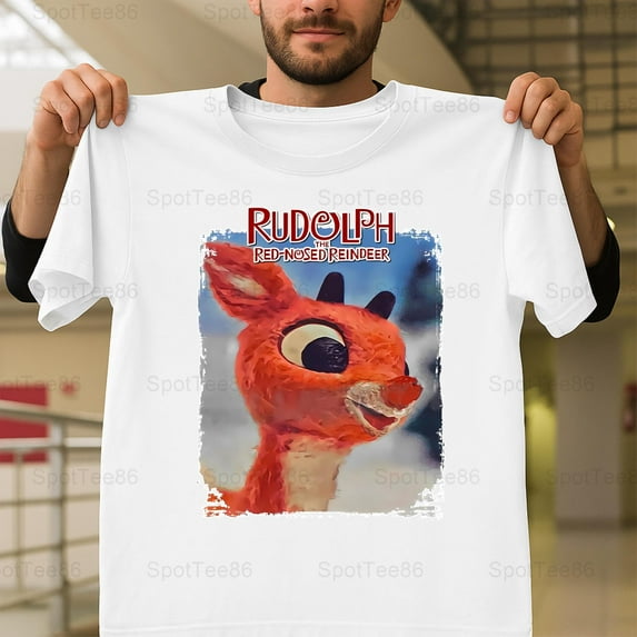 Rudolph The Red-Nosed Reindeer 1964 Vintage Retro Christmas Movie G176 Unisex T-Shirt, Up to Size 5XL