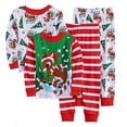 thumbnail image 1 of Rudolph The Red-Nosed Reindeer 4-Piece Cotton Christmas Pajama Set, Size 4T, 1 of 1