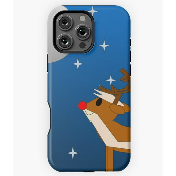 Rudolph The Red Nosed Reindeer Art Phone Case for iPhone 16 15 14 13 12 11 Pro Max - Creative Phone M97