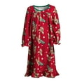 Rudolph Toddler Girls Long Sleeve Character Sleep Gown Pajama, Sizes 2T