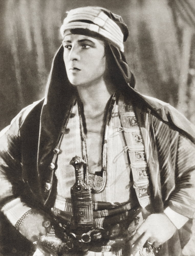 Rudolph Valentino 1895 Canvas Art - Ken Welsh Design Pics (26 x 34)