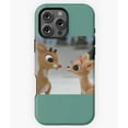thumbnail image 1 of Rudolph and Clarice Christmas Love Phone Case for iPhone 16 15 14 13 12 11 Pro Max, 1 of 2