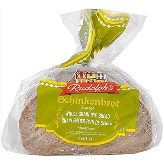 Rudolph's Schinkenbrot Whole Grain Rye Sourdough Bread 16 oz Sliced Loaf